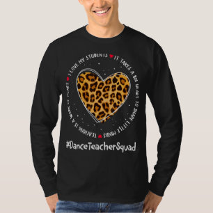 Dance Teacher Squad Admin Appreciation Week Back T T-Shirt