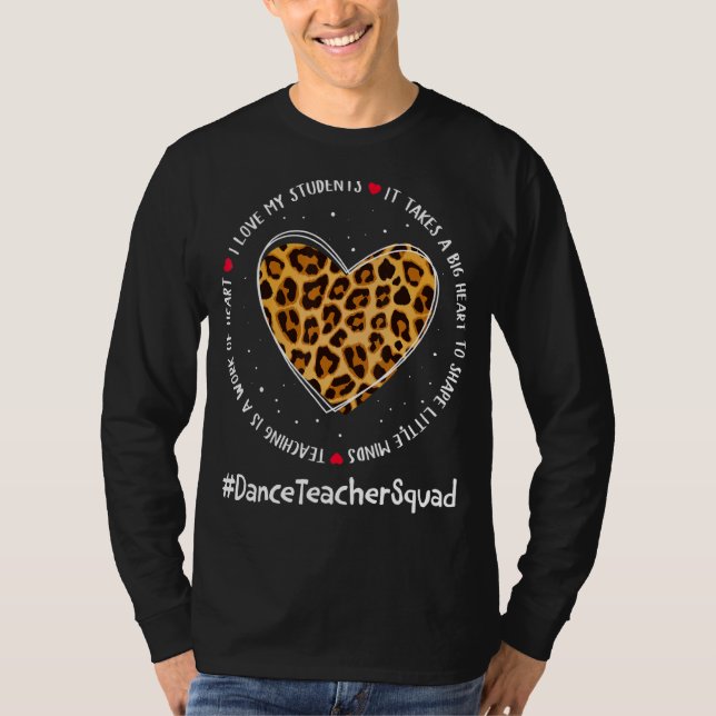 Dance Teacher Squad Admin Appreciation Week Back T T-Shirt (Front)
