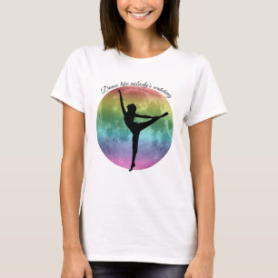 Dance tee shirt "Rainbow moon dancer"