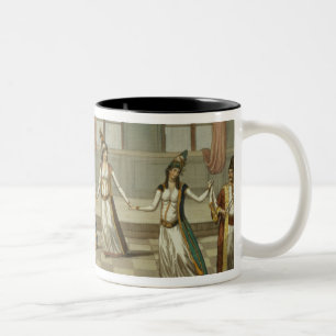 Dance that is fashionable with the Greek women of Two-Tone Coffee Mug