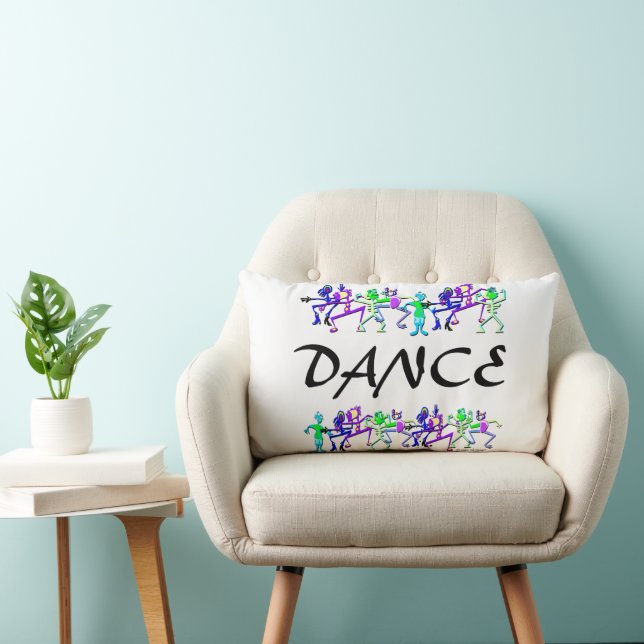 Dance Throw Pillow (Chair)