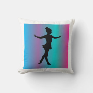 Dance throw pillow. cushion