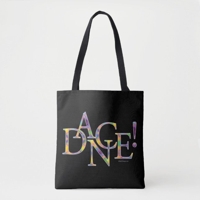 Dance! (Tie-dye) Tote Bag (Front)