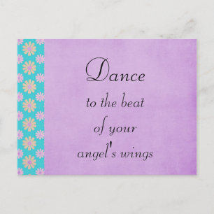 Dance to the Beat of Your Angels Wings Postcard