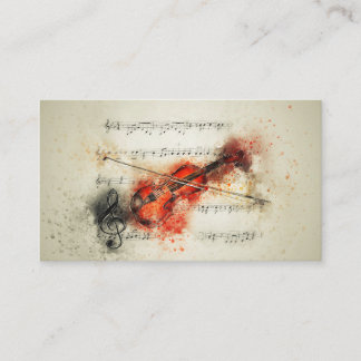 Dance to the Music Business Card