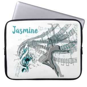 Dance to the Music Laptop Sleeve