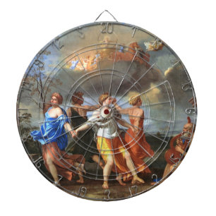 Dance to the Music of Time (by Nicholas Poussin) Dartboard
