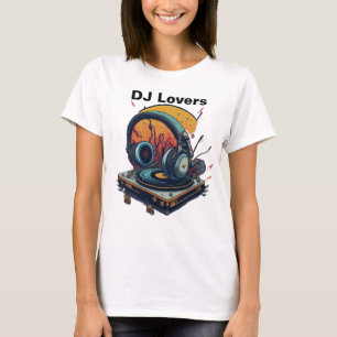 Dance to the Rhythm of the Past: Vintage Vibes DJ T-Shirt