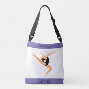 Dance tote, personalised name. Double sided. Crossbody Bag