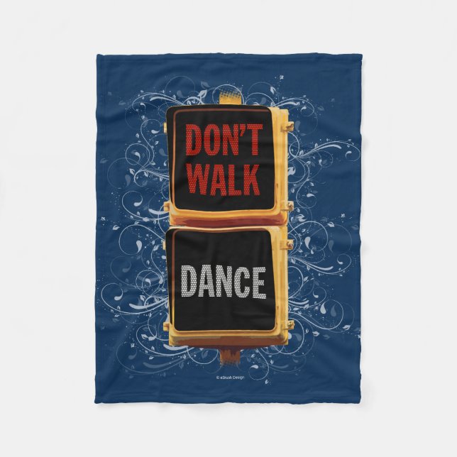 Dance Traffic Signal Fleece Blanket (Front)