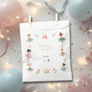 Dance & twirl girl birthday party favour bag