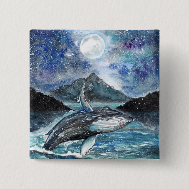 Dance Under the Moon 15 Cm Square Badge (Front)