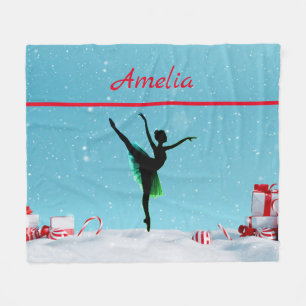 Dance Winter Wonderland Fleece Blanket