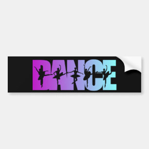 Dance With Dancers Colours Bumper Sticker
