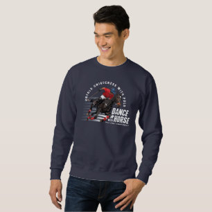 Dance with Horse (Dark mode) Men Sweatshirt