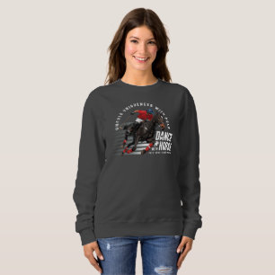 Dance with Horse (Dark mode) Women Sweatshirt