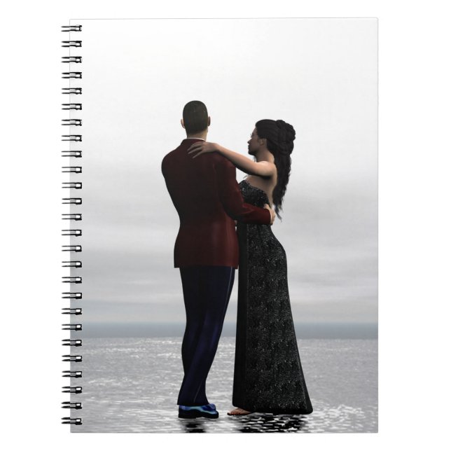 "Dance With Me" Dancing Couple Notebook (Front)