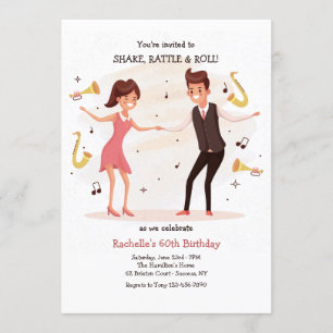 Dance With Me Party Invitation
