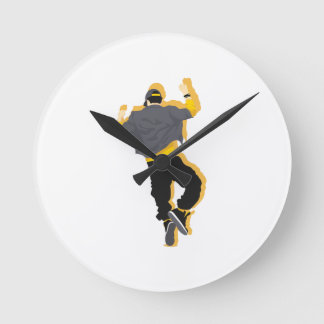 Dance With Me Round Clock