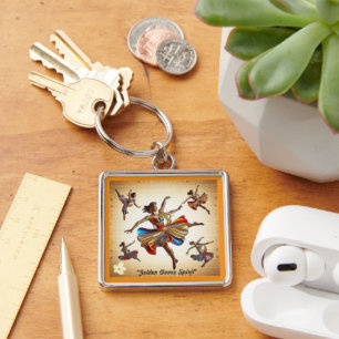 "Dance with Passion" Key Ring