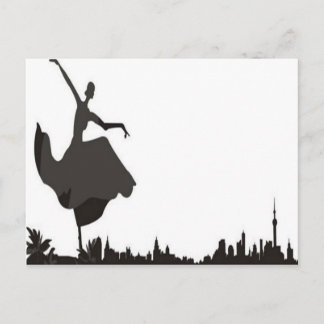 Dance With The Skyline Postcard