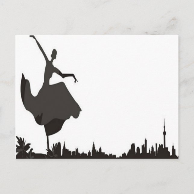 Dance With The Skyline Postcard (Front)