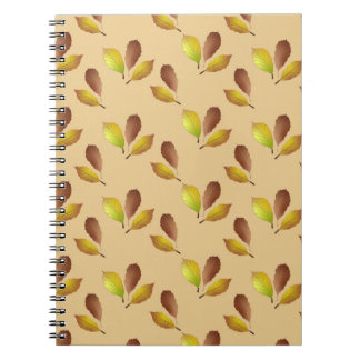 Dance with the Wind notebook with Beech Leaves 