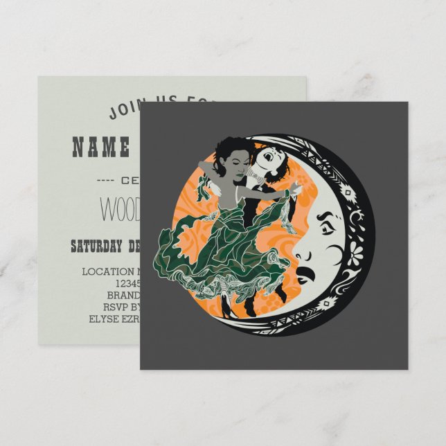 dance with your darkness invitation (Front/Back)