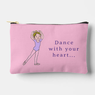 Dance With Your Heart Accessory Pouch - ballerina