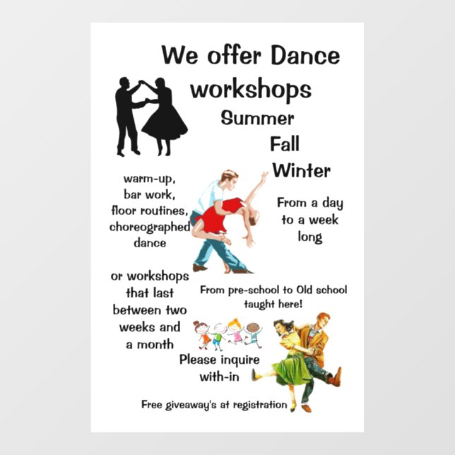 "Dance Workshop" (Sheet)