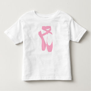 "Dance Your Face Off" Ballet Shoes Toddler Shirt