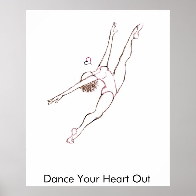 Dance Your Heart Out Poster (Front)