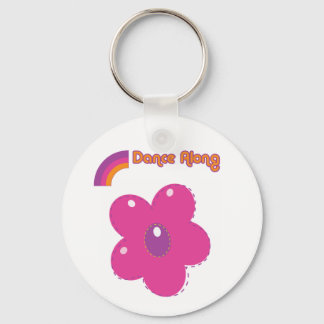 dancealong_key_chain_flower key ring