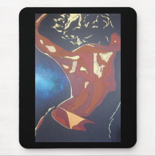 Dancefloor Diva Summer Vacation Abstract Art Mouse Pad