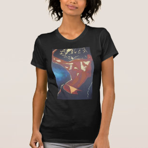 Dancefloor Diva Summer Vacation Abstract Art T-Shirt