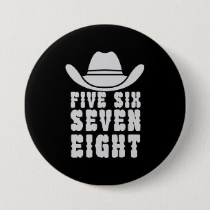 Danceline Five Six Seven Eight 7.5 Cm Round Badge