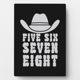 Danceline Five Six Seven Eight Plaque