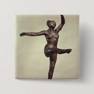 Dancer, 1883 15 cm square badge