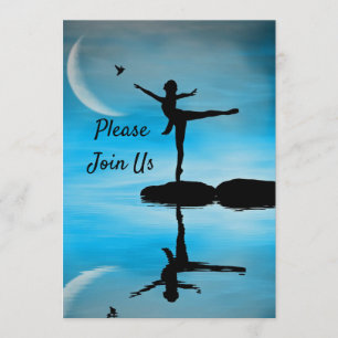 Dancer 3 Graduation Invitation