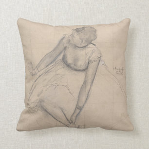 Dancer Adjusting Her Slipper Cushion
