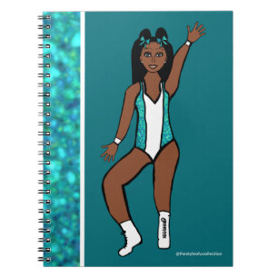 Dancer Aqua Spark Notebook #1