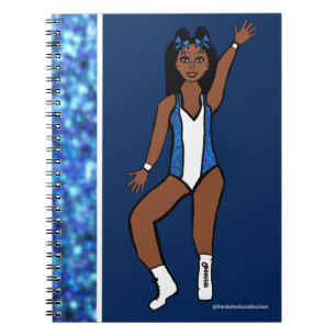 Dancer Blue Spark Notebook #1