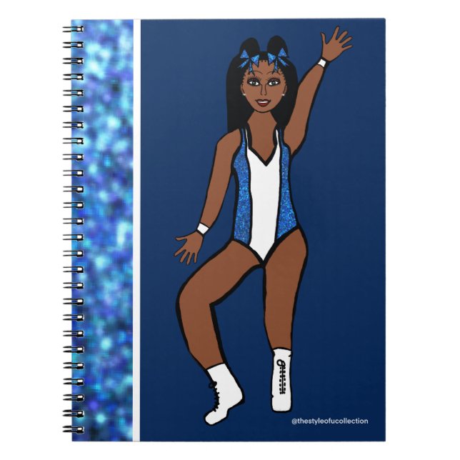 Dancer  Blue Spark Notebook #1 (Front)