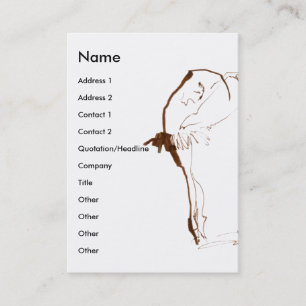 dancer business card