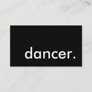 dancer. business card