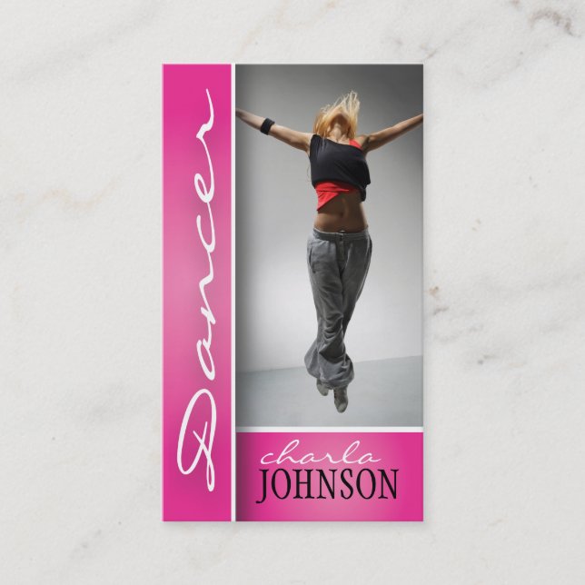 DANCER BUSINESS CARD (Front)