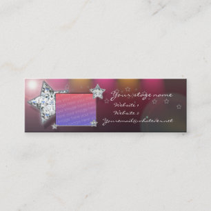 dancer/cammer/waitress handout mini business card