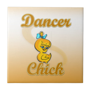 Dancer Chick Ceramic Tile
