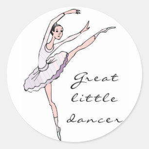 Dancer Classic Round Sticker