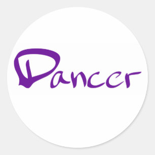 Dancer Classic Round Sticker